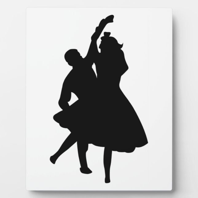 SILHOUETTE DANCERS PLAQUE (Front)