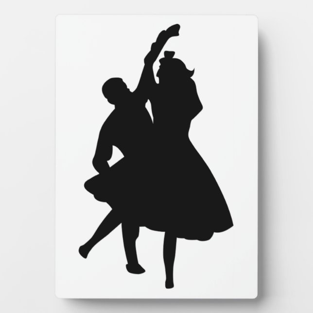 SILHOUETTE DANCERS PLAQUE (Front)