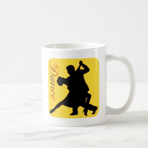 Silhouette Dancing Couple Coffee Mug