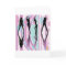 Silhouette Dancing Girls Pink and Purple Pop Art