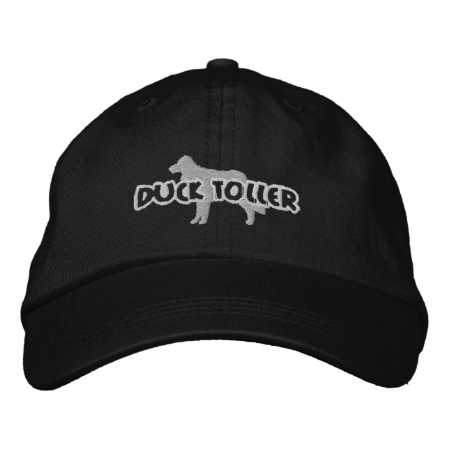 Silhouette Duck Toller Embroidered Hat (Front)
