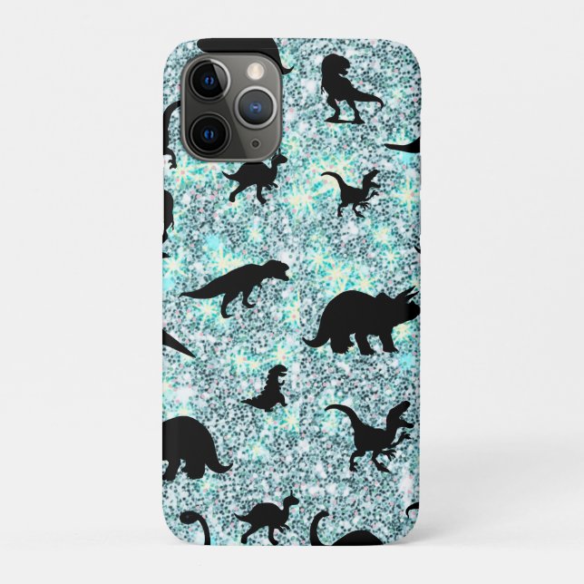 silhouette fish shark whale gradient Sparkle galax Case-Mate iPhone Case (Back)