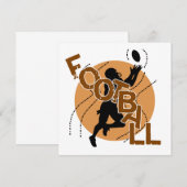 Silhouette Football T shirts and Gifts (Front/Back)
