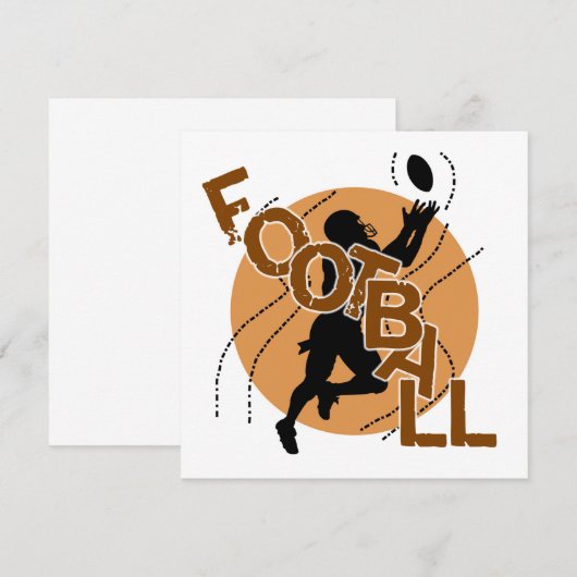 Silhouette Football T shirts and Gifts (Front/Back)