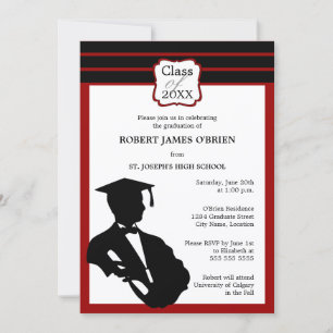 Silhouette Graduation Announcement