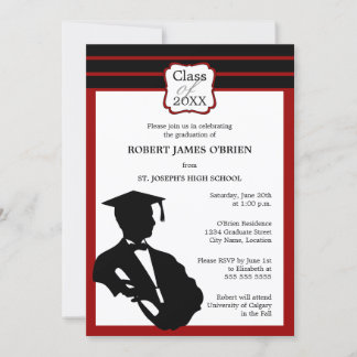 Silhouette Graduation Announcement