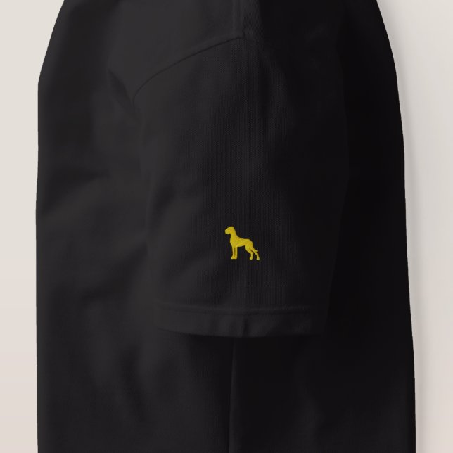 Silhouette Great Danes  Embroidered Polo  (Design Left)
