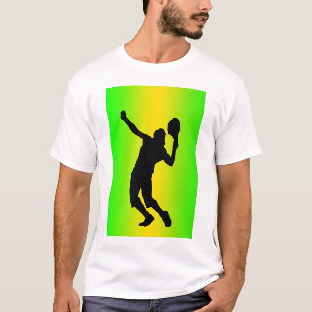 silhouette green serve shirt (Front)