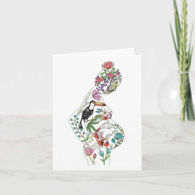 Silhouette Greeting Card (Front)