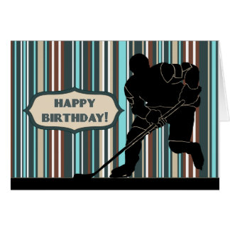 Hockey Birthday Cards | Zazzle