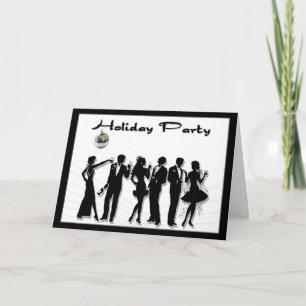 Silhouette Holiday Party Invitation