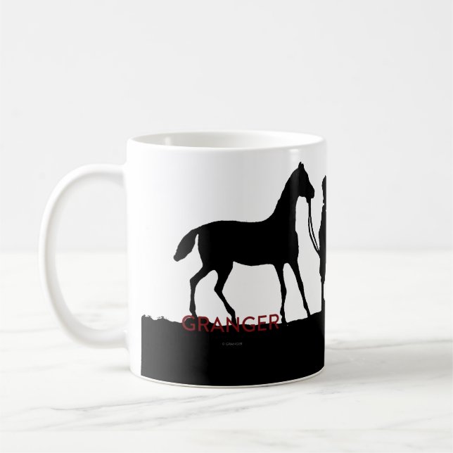 Silhouette: Horse Dealer Coffee Mug (Left)