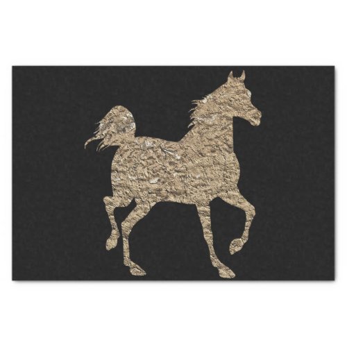 silhouette horse tissue paper