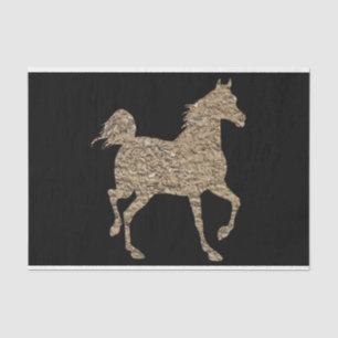 silhouette horse tissue paper