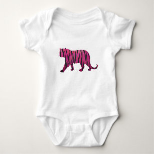 Pink Black Hot Wild Tiger T-Shirt