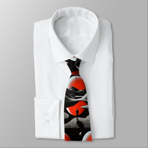 Silhouette in the Night A Ties Journey Through  Neck Tie