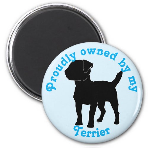 Silhouette Jack Russell Terrier Magnet