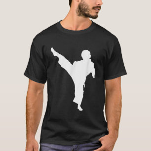 Silhouette Karate Fighter Shotokan Martial Arts Ta T-Shirt