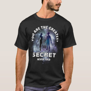 Silhouette Man Woman Human Energy Aura Quote T-Shirt