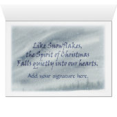 Silhouette Moose with Poem (Inside Horizontal (Bottom))