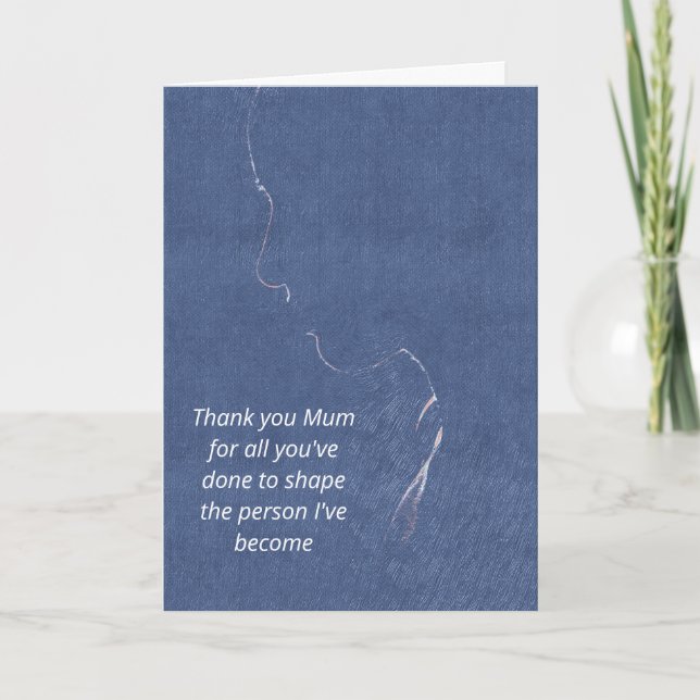 Silhouette Mother’s Day card (Front)