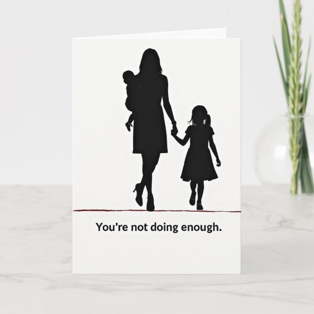 Silhouette Mothers Day Card (Front)