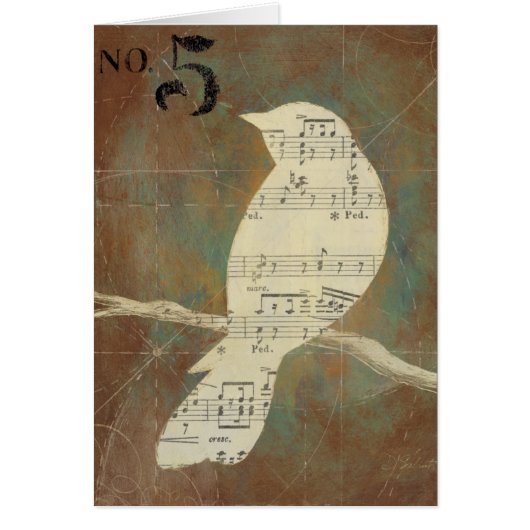 Silhouette of a Bird Cards (Front)