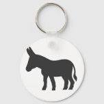 Silhouette Of A Mule Keychain at Zazzle