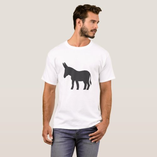 Silhouette of a mule T_Shirt