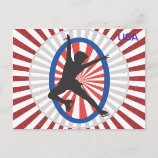 Silhouette of a Skater - Postcard