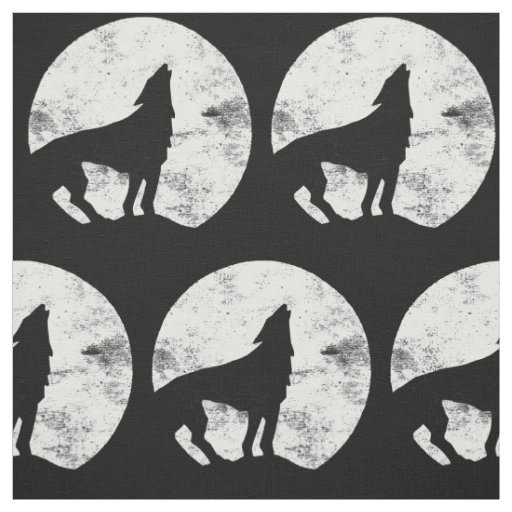 Wolf Howling at the Moon - Pin, Magnet or Badge Holder