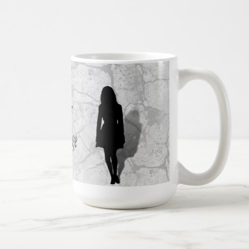 Silhouette of a Woman Coffee Mug