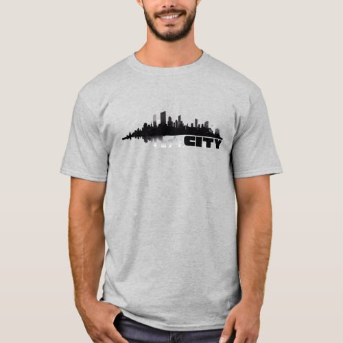 Silhouette Of City T_Shirt