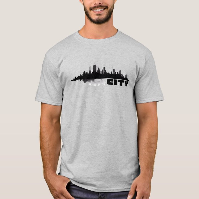 Silhouette Of City T-Shirt (Front)