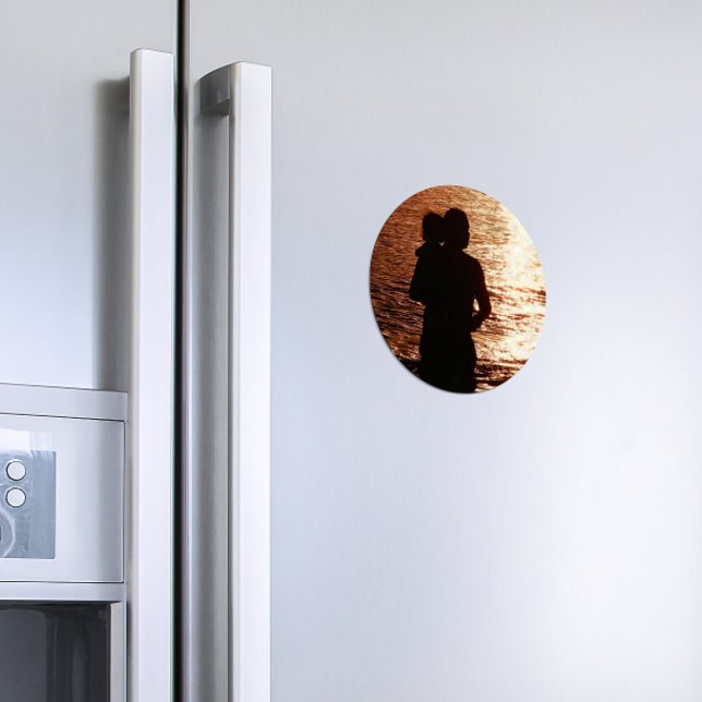 Silhouette of Father and Child Magnet (Creator Uploaded)