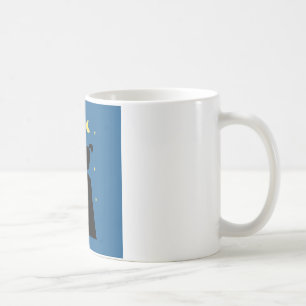 Silhouette of Goat on Mountain Coffee Mug