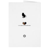 Silhouette of Labrador Retriever with pheasant Cards (Back)