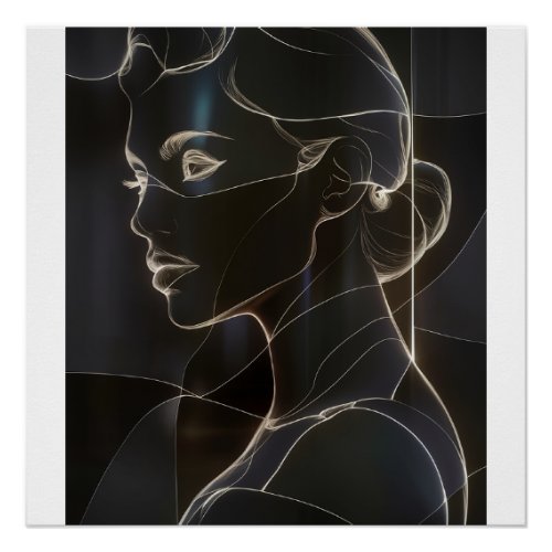 SILHOUETTE OF SERENITY POSTER