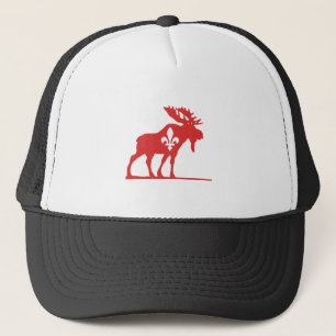 Silhouette of the moose - Choose background color Trucker Hat