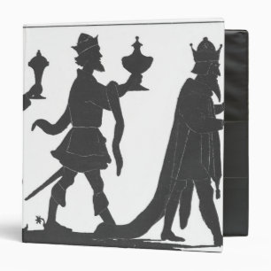 Silhouette of the Three Kings 3 Ring Binder