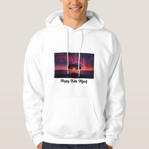 Silhouette of Tree Near Body of Water during Golde Hoodie