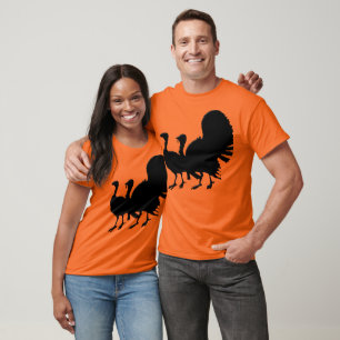 Silhouette of Turkeys T-Shirt