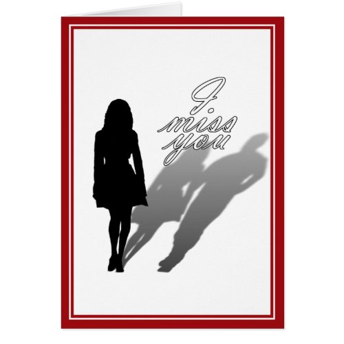 Silhouette of Woman Missing Man