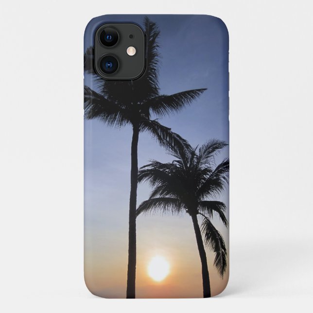 silhouette palms Case-Mate iPhone case (Back)