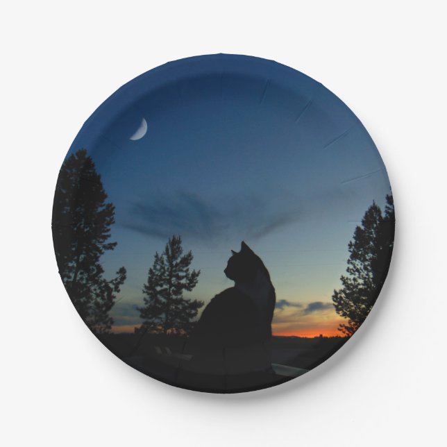 Silhouette Paper Plates (Front)