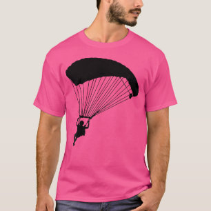 Silhouette Parachuting Free-Falling Diver Skydiver T-Shirt