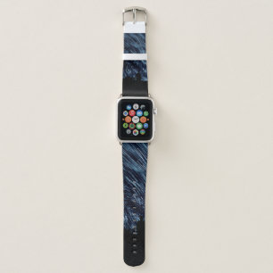 Silhouette photo of person standing apple watch band