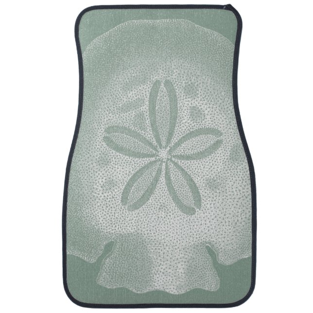 Silhouette Sand Dollar Car Mat (Front)