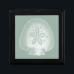 Silhouette Sand Dollar Jewelry Box<br><div class="desc">Can you imagine living your life on the beach? Get this beautiful image of this silhouette sand dollar to add to your beach collection. This unique translucent piece of art work is great on any of your Zazzle products. It's contemporary and modern art will make you the most stylish among...</div>