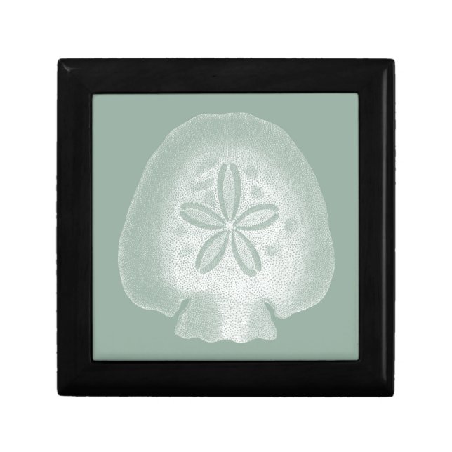 Silhouette Sand Dollar Jewelry Box (Front)